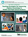 Teaching Strategies for Improving Algebra Knowledge in Middle and High School Students thumbnail